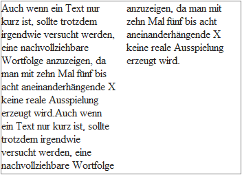 Automatische Verteilung des Inhalts von links nach rechs beim Wert auto für column-fill